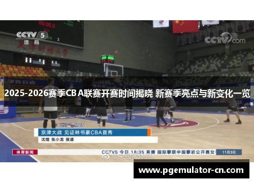 2025-2026赛季CBA联赛开赛时间揭晓 新赛季亮点与新变化一览